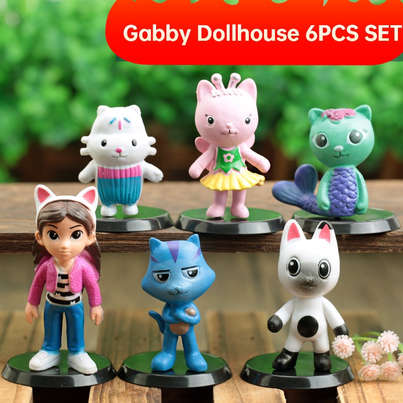 Gabby's Dollhouse Temporada Juguetes De Peluche Sirena Gato Oso Gatito  Niños Gaby Casa De Muñecas Decoración De Felpa Regalo