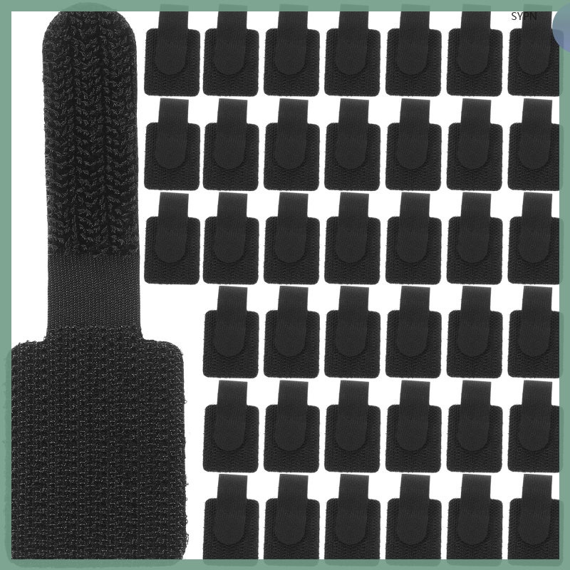 Pack de 40 bridas de nylon negro, bridas para cables, organizador