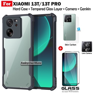 Funda De Teléfono 3 En 1 A Prueba De Golpes Para Xiaomi 13T Pro 13T 13 T  Película Protectora De Vidrio Templado + Protector De Cámara