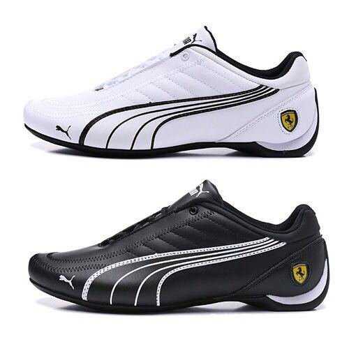 Pumas5colors Puma Ferrari racing Hombre Zapatos Kasut Coche Retro Cuero Casual Deportes Mesa Todo kin