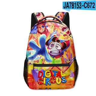 $32.000.- Mochila escolar diseño Pomni the amazing circus digital