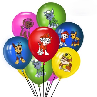 Globos de la Patrulla Canina Fiesta de cumpleaños de la Patrulla Canina,  Suministros para la fiesta de la Patrulla Canina, Decoración de cumpleaños  de la Patrulla Canina, globos sin helio 
