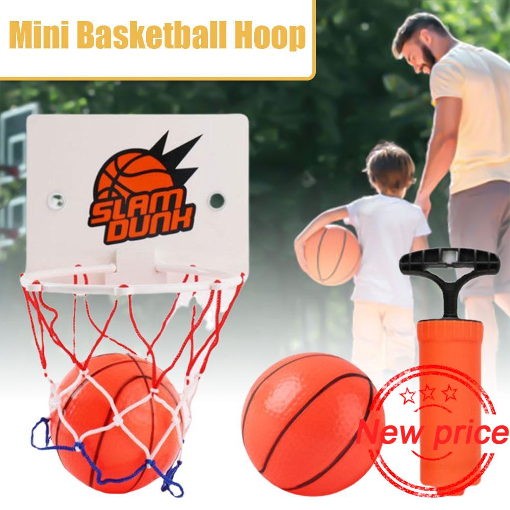 Mini canasta de juguete de aro de baloncesto para niños, juego de mesa para  puerta, decoración