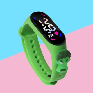 Niños Niño Niña Led Reloj Digital Pantalla Táctil, Banda de Silicona Tpe,  Pantalla Luminosa, Deportes Natación Impermeable Relojes Infantiles