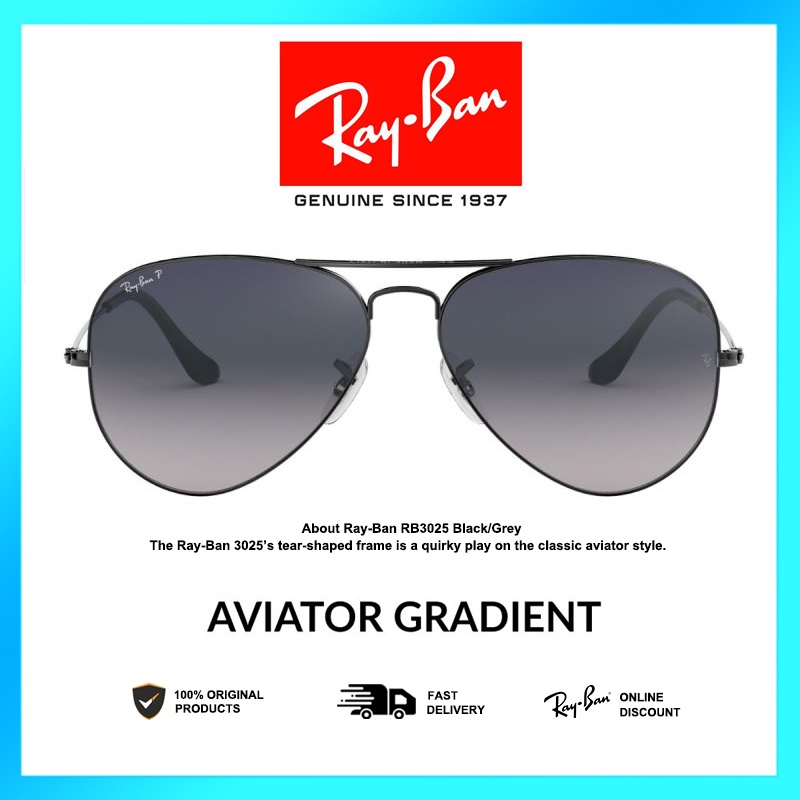 Ray-Ban Rb3025 Gafas de sol polarizadas clásicas de aviador