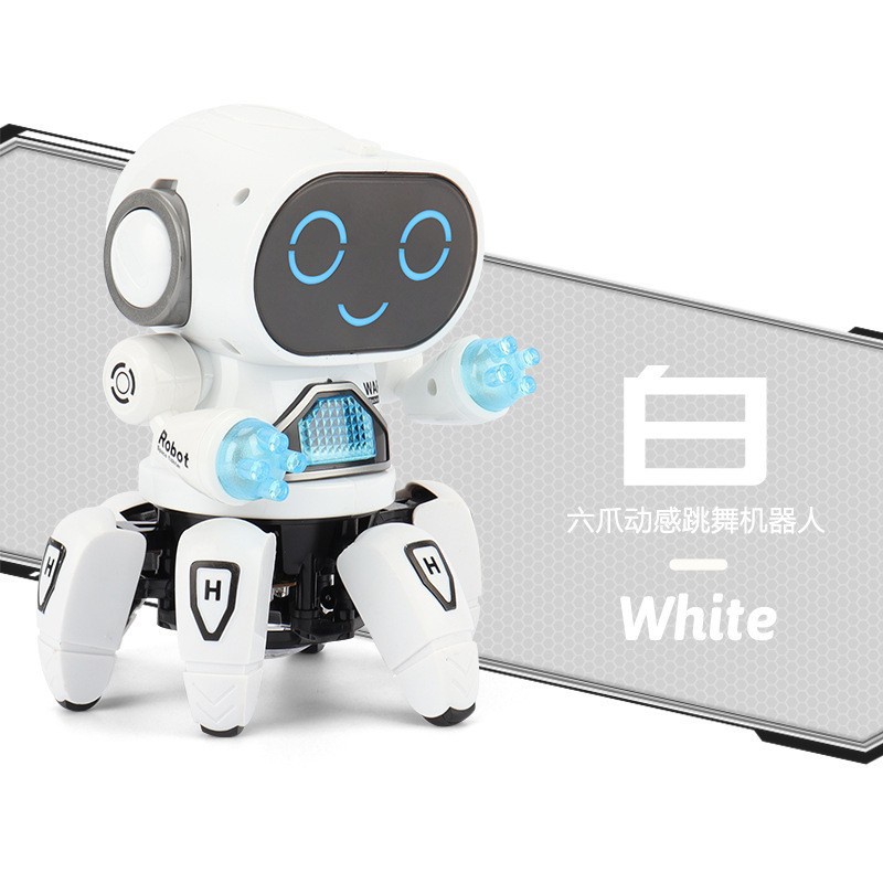 Robot de juguete para niños, robot de conversación inteligente interactivo con sensor táctil controlado por voz, reconocimiento de voz, canto, baile, repetición Sincero Hogar | en línea