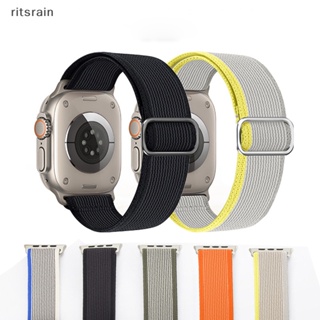 Bandes de nylon extensibles compatibles avec Apple Watch 42mm 44mm