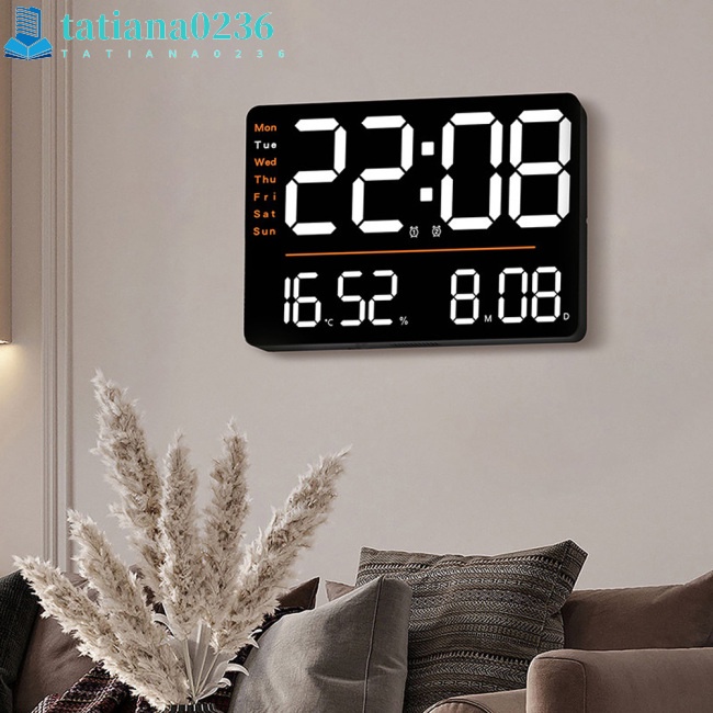 Reloj calendario digital Reloj diurno extra grande Fecha, hora y