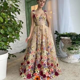 Vestidos largos elegantes para mujer, ropa Vintage de estilo coreano,  vestidos florales para mujer de 50 a 60 años, alta calidad, 2023 -  AliExpress