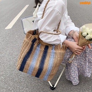 Bolsa de mano para mujer, bolsa de playa grande de paja, bolsa de playa  tejida de verano, bolso de mano de paja hobo bolso de mano de moda bolsa de