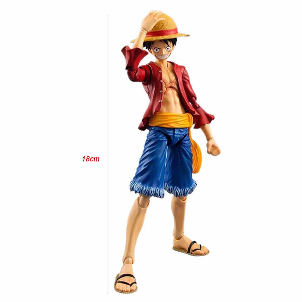 One Piece Figma Luffy Ace VAH OnePiece Action Figure Brother Monkey D ...