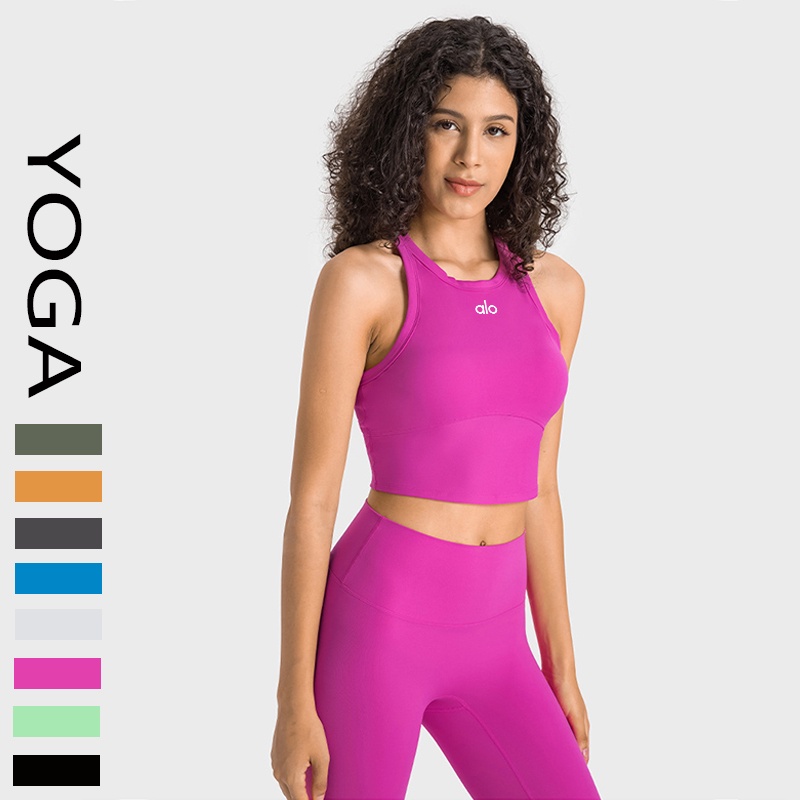 Las mejores ofertas en Pink Top ALO Yoga Ropa Deportiva para Mujeres