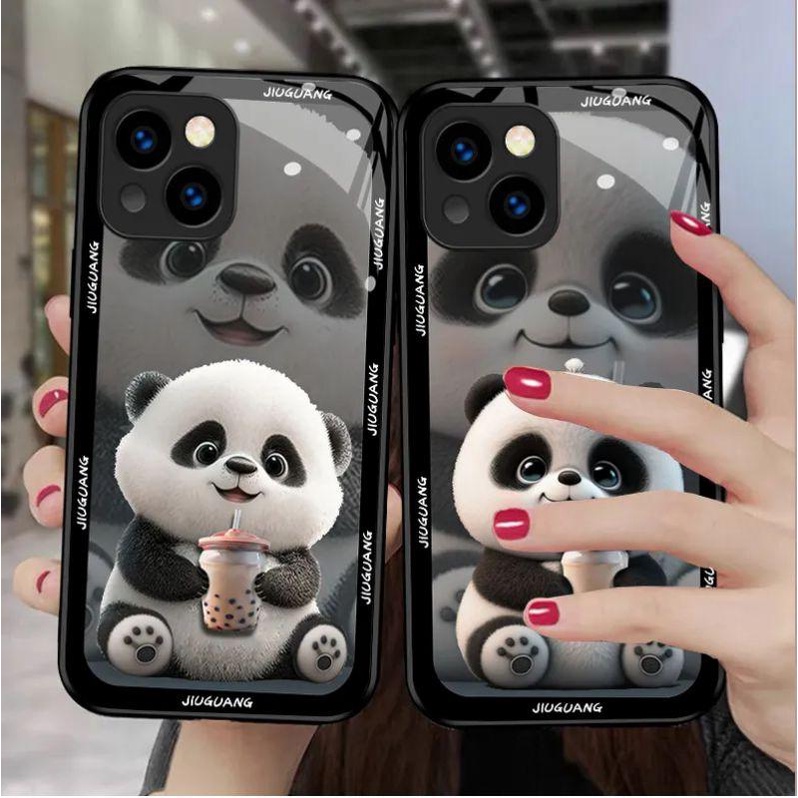 Funda Silicona Transparente para Huawei Honor 90 Lite 5G diseño Panda  Dibujos