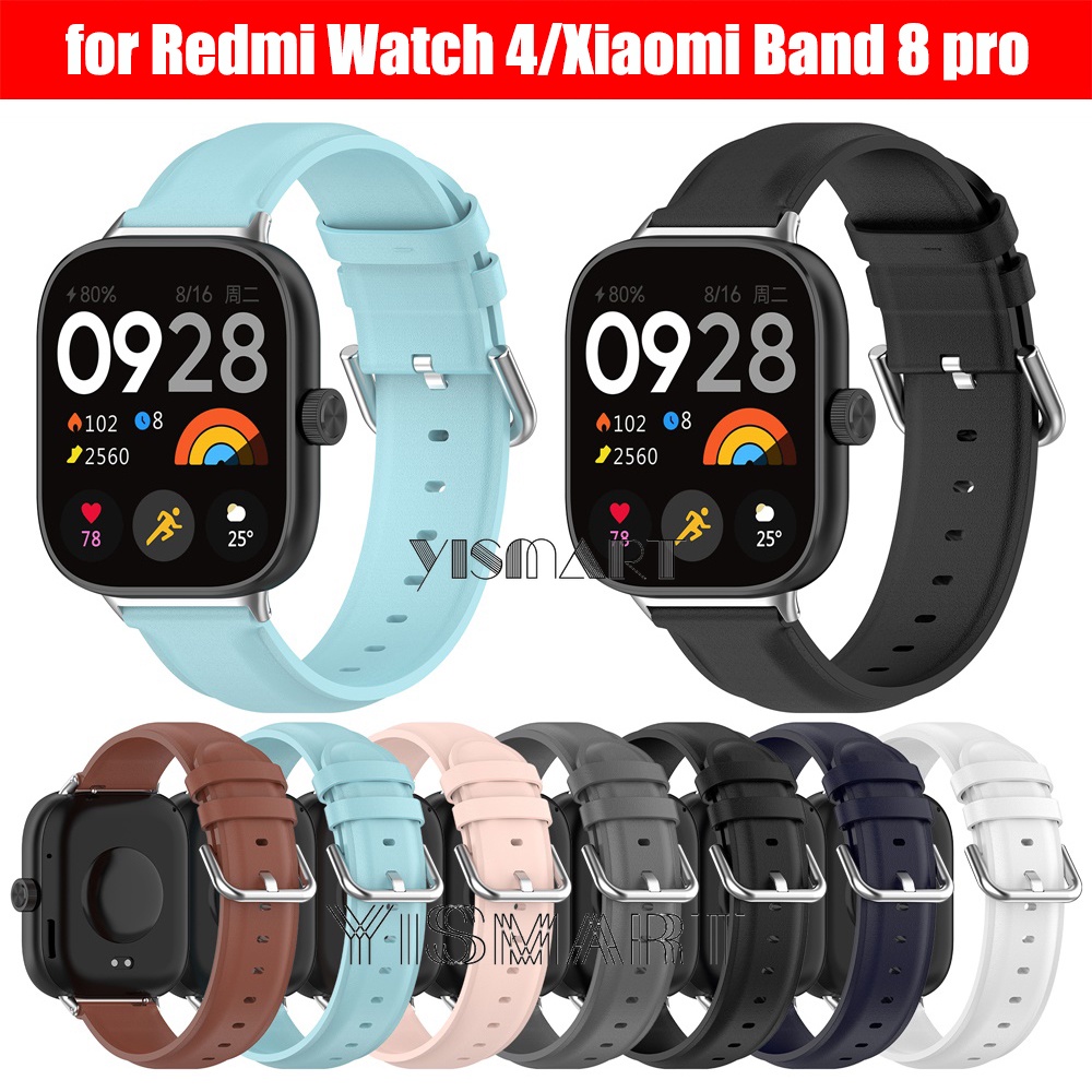 KoGiio Correa para Xiaomi Redmi Watch 4/Xiaomi Smart Band 8 Pro/Xiaomi Mi  Band 8 Pro, Pulsera Repuesto Metal De Acero Inoxidabl, Hombres Mujeres  Ajustable Respirable Malla Correa - Vistosa : : Electrónica