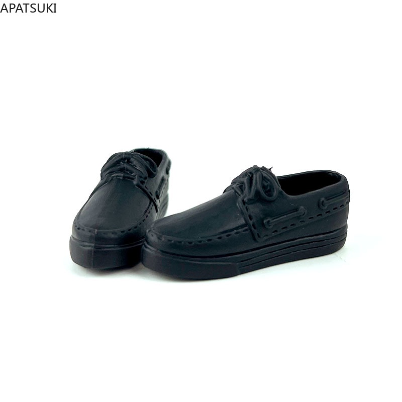 Zapatos Negros De Moda Para Mu ecas Ken Boy Planos Para El Novio