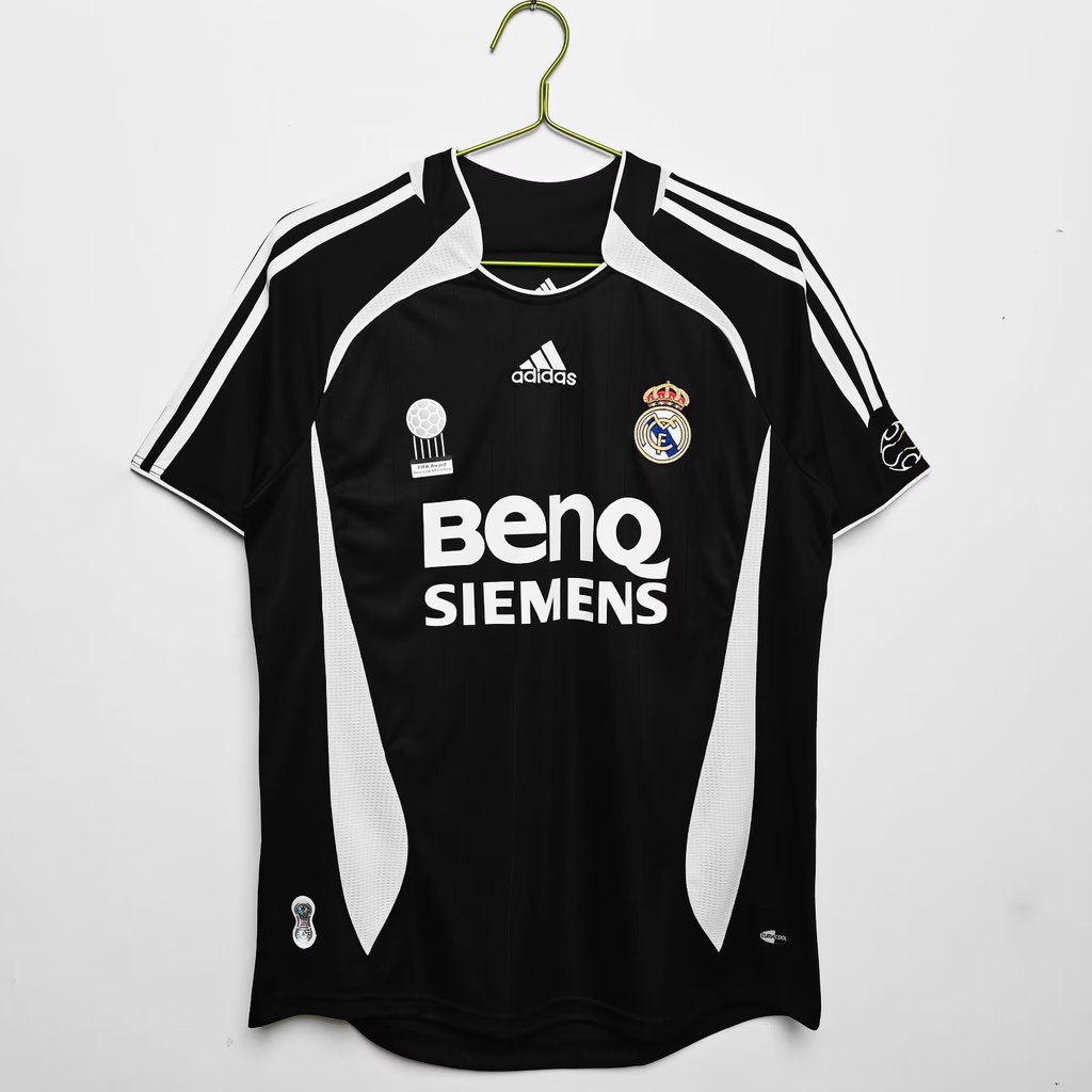 2324 Camiseta de fútbol visitante del Real Madrid 7 Vinicius 5 Bellingham  10 Modric Conjunto de camiseta para niños