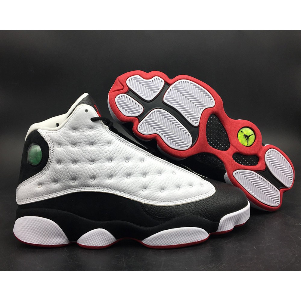 Retro 13 best sale blanco con negro