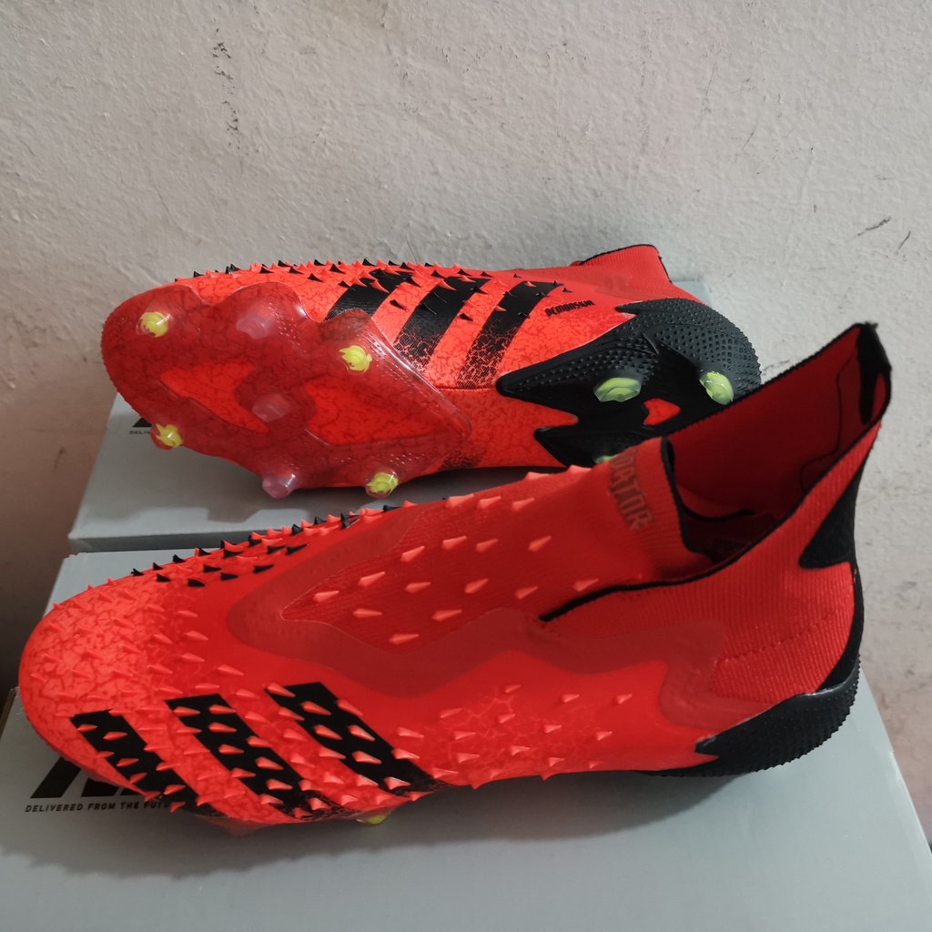 Predator Freak FG Tamano 36 45 Zapatos De Futbol Para Hombres Botas Sin Cordones Para Ninos Shopee Colombia