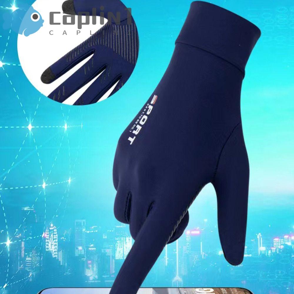 Guantes térmicos de forro polar para hombre, guantes de ciclismo con  pantalla táctil de camuflaje negro, guantes resistentes al viento, guantes  de