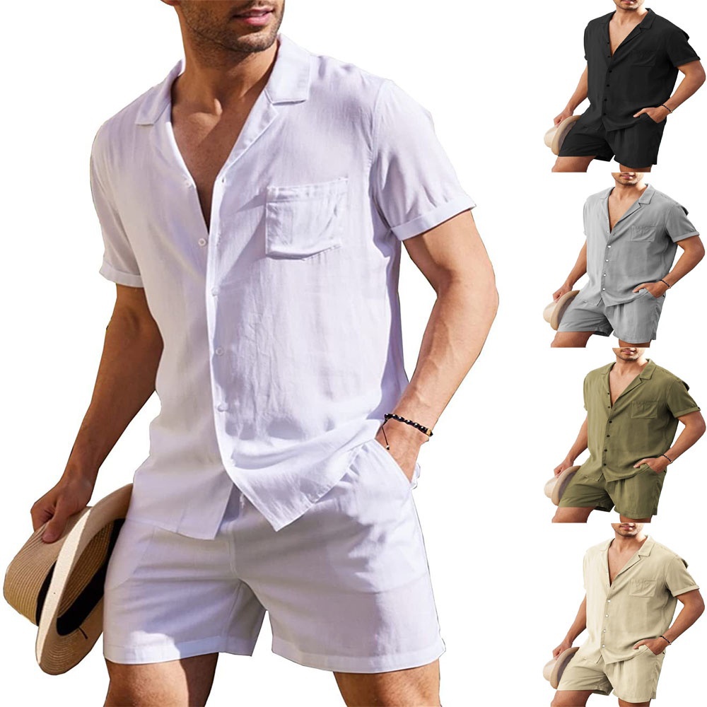 Ropa de lino discount para hombre playa