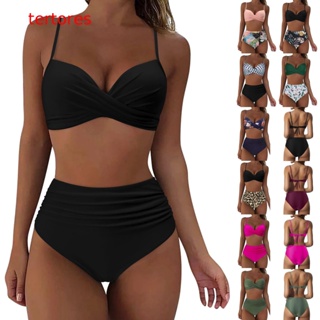 Traje de baño sexy para mujer, conjunto de bikini brasileño sólido, cintura  baja, push up, ropa de playa, bikini femenino micro traje de baño (color 