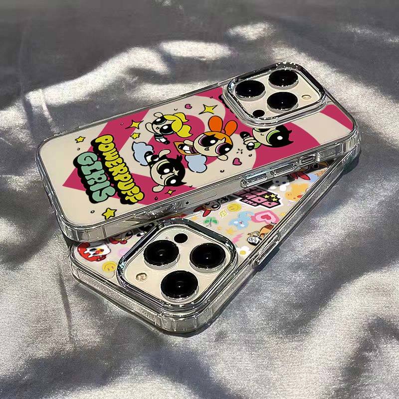 ULAK - Funda Compatible Con IPhone 11, Transparente Con Borde De Color, Híbrida A Prueba De