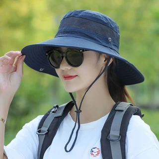 Mochila para mujer Gorra de pescadores Protección al sol al aire