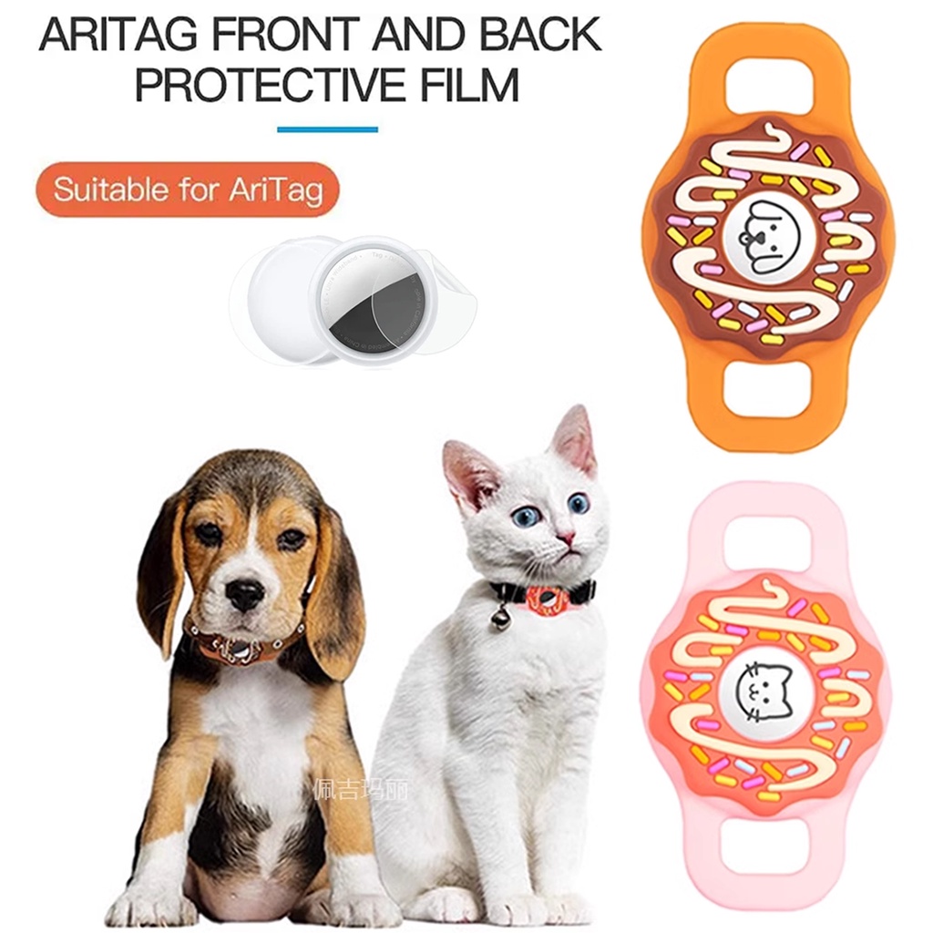 Collar de gato o perrito reflectante con estuche para GPS Airtag