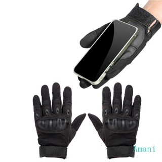 VEMAR Guantes Invierno Hombre Protective Breathable Leather Guantes Moto  Touch Screen Full Finger Gloves Accesorios Moto Gloves
