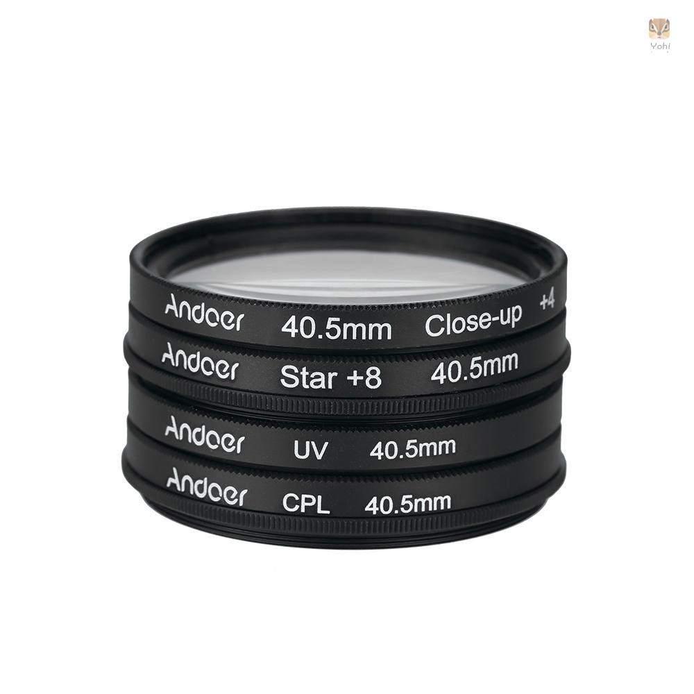 BIMZUC 52mm Macro Lens Filter Set 4 in 1 Close Up Filter Kit +1 +2 +4