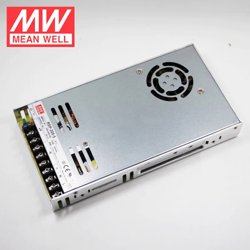 TECNESI | MEAN WELL (LRS-350-5). Driver IP20, de 5V, 60A, 300W. On/Off