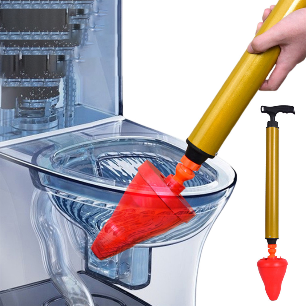 Toilet Plunger High Pressure Electric Air Drain Blaster Sink Dredge Clog Remover