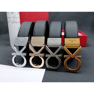 Comprar Cinturón de hombre Cinturones de vestir de negocios para hombres  Cinturón de cuero genuino Hebilla reversible Marrón y negro Moda Trabajo  Casual