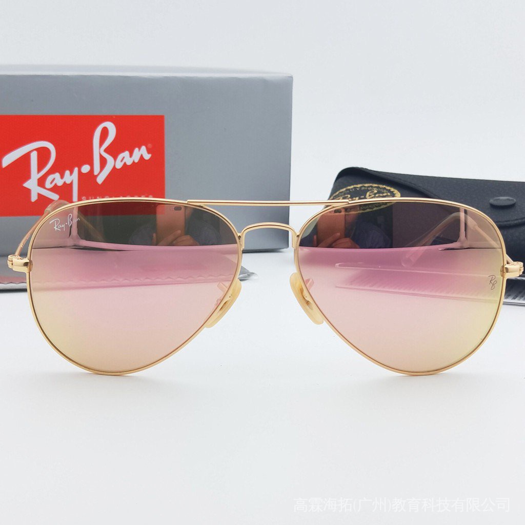 Original Ray-Ban Pilot Gafas De Sol De Metal Rb3025 / 3026 Mujeres