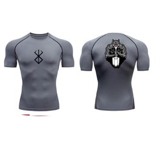 Anime Berserk Guts Camisa De Compresión De Los Hombres De La Aptitud Del  Deporte Corriendo Apretado Gimnasio Camisetas Atléticas De Secado Rápido  Tops Tee Verano