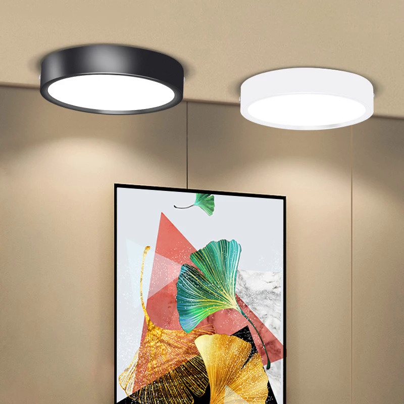 Luz de techo LED creativa, lámpara de superficie montada para
