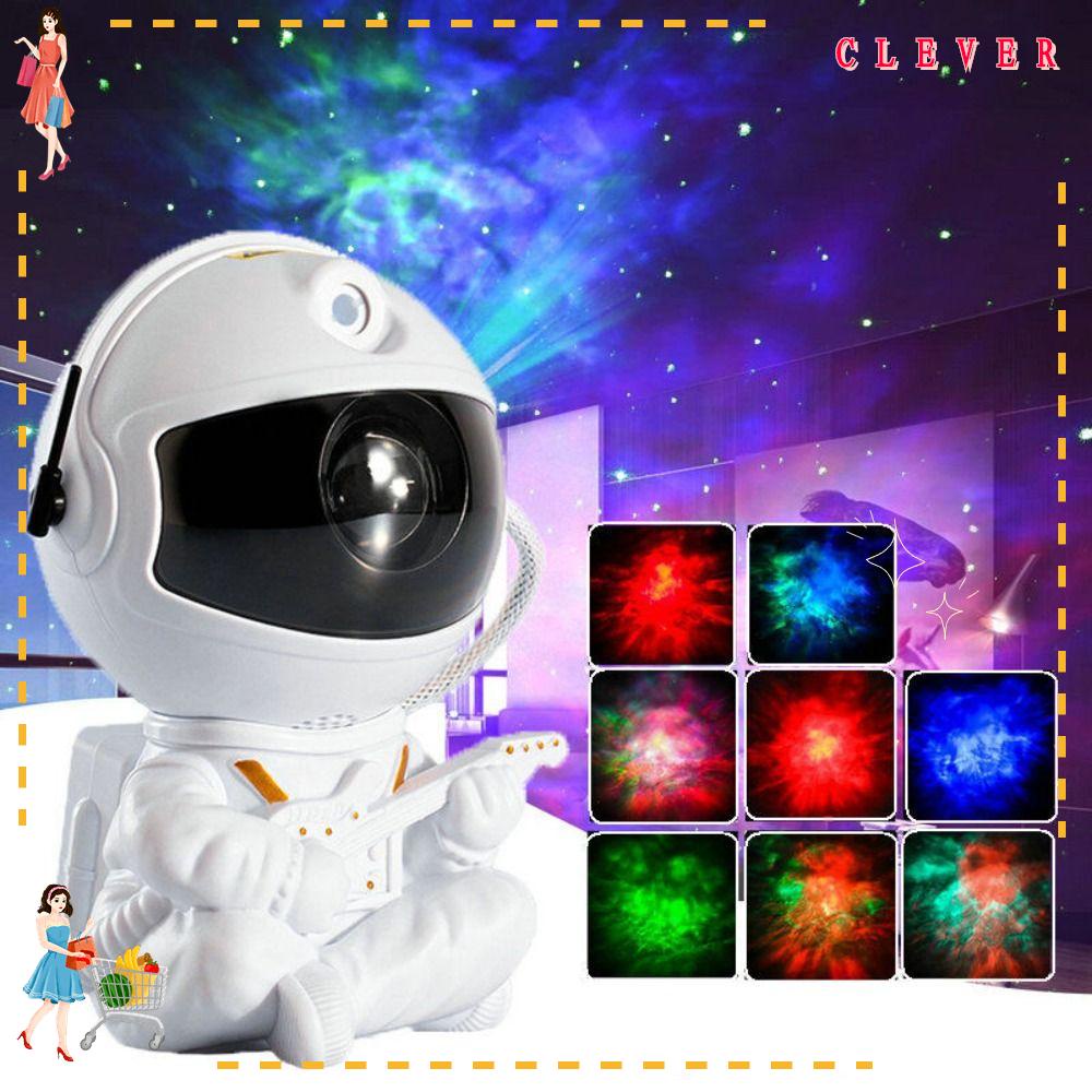 Proyector de estrellas, luz nocturna de galaxia, astronauta, proyector  espacial, nebulosa estrellada, lámpara de noche LED de techo para el hogar,  regalo decorativo para niños