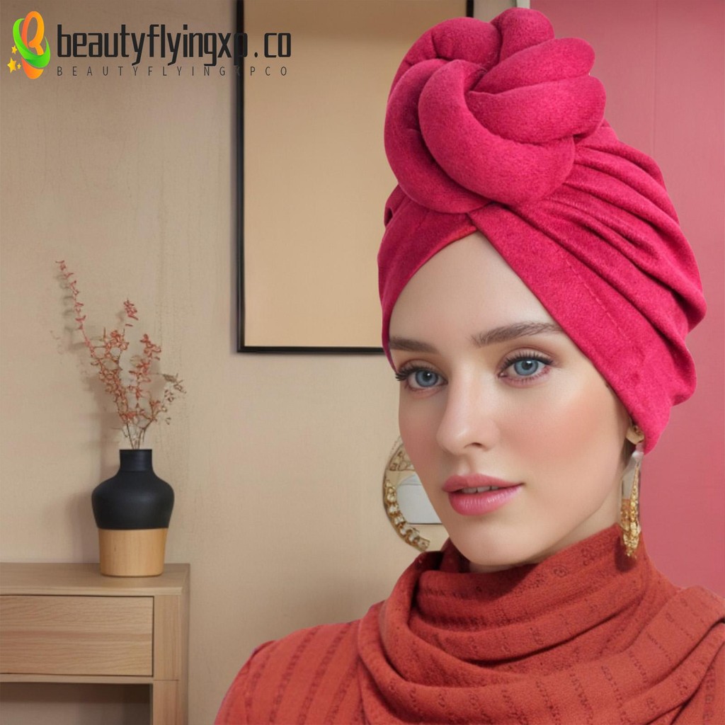 Algodón Suave Elástico Gorro Tipo Turbante De Tela Para Mujer - Ideal Para Dormir, Quimioterapia O Pérdida