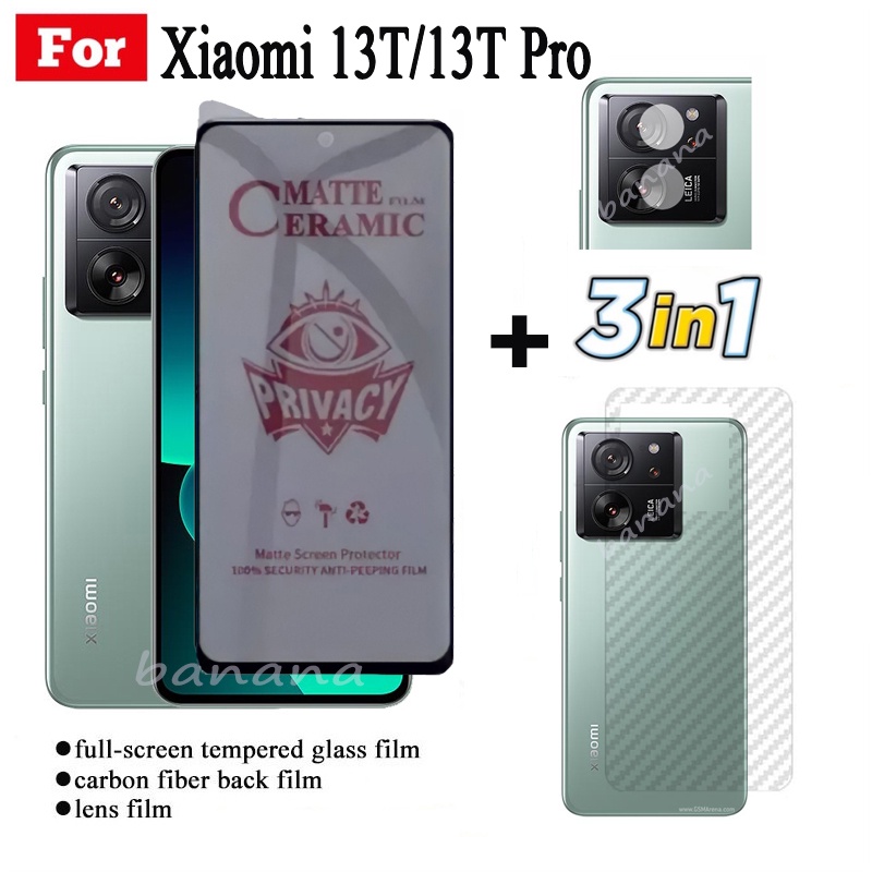 for Xiaomi 11T 13T Pro, Anti Glare Tempered Glass for Xiaomi 13T Pro  Privacy Glass xiaomi 13t Film xiaomi 11t anti spy screen protector for  xiaomi 11 t pro cristal templado antiespia