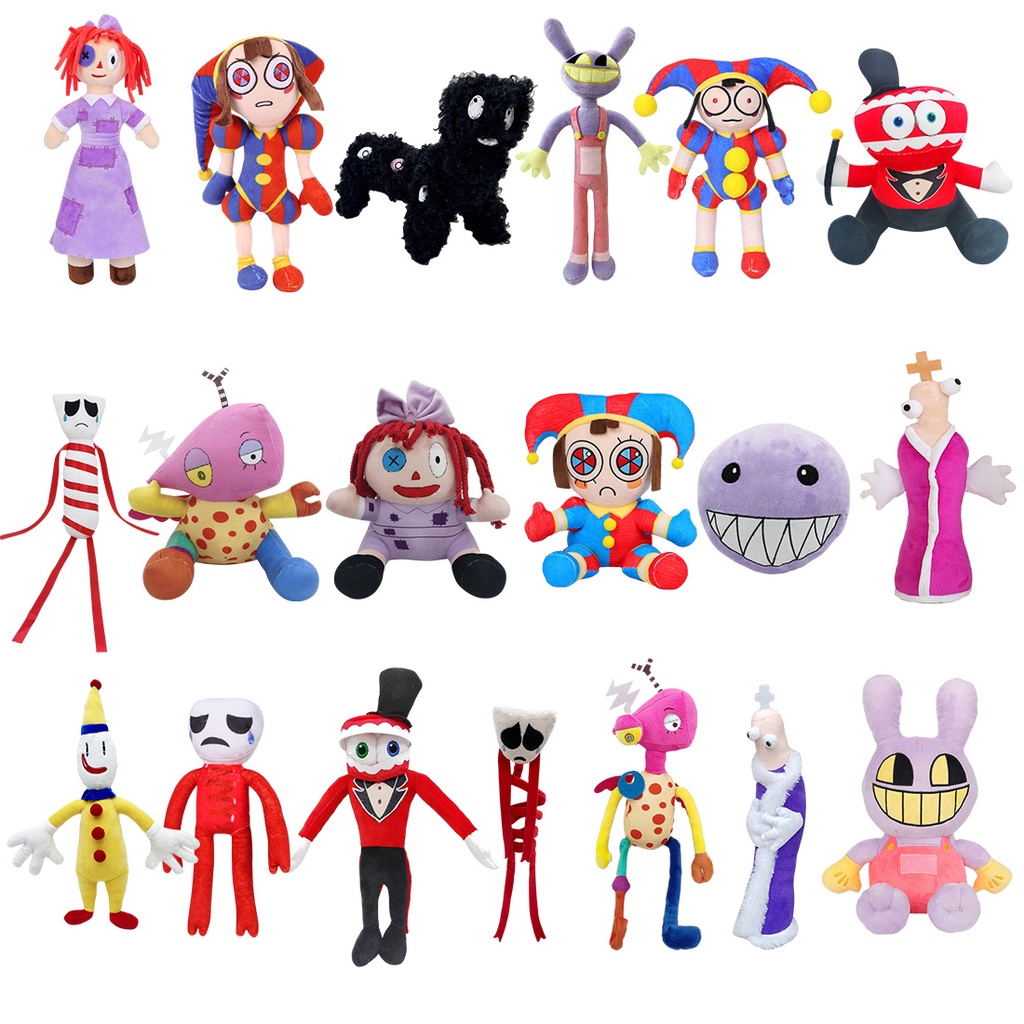 42cm El Increíble Circo Digital Jax Juguete De Peluche De Dibujos Animados  Pomni Teatro Conejo Muñeca Fans Niños Navidad Año Nuevo Regalos De | Shopee  Colombia