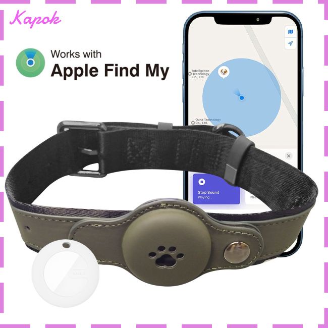  Rastreador GPS para gatos, collar inteligente de seguimiento de  mascotas resistente al agua (solo iOS), sin tarifa mensual, compatible con  Apple Find My, collar reflectante de GPS en tiempo real para 