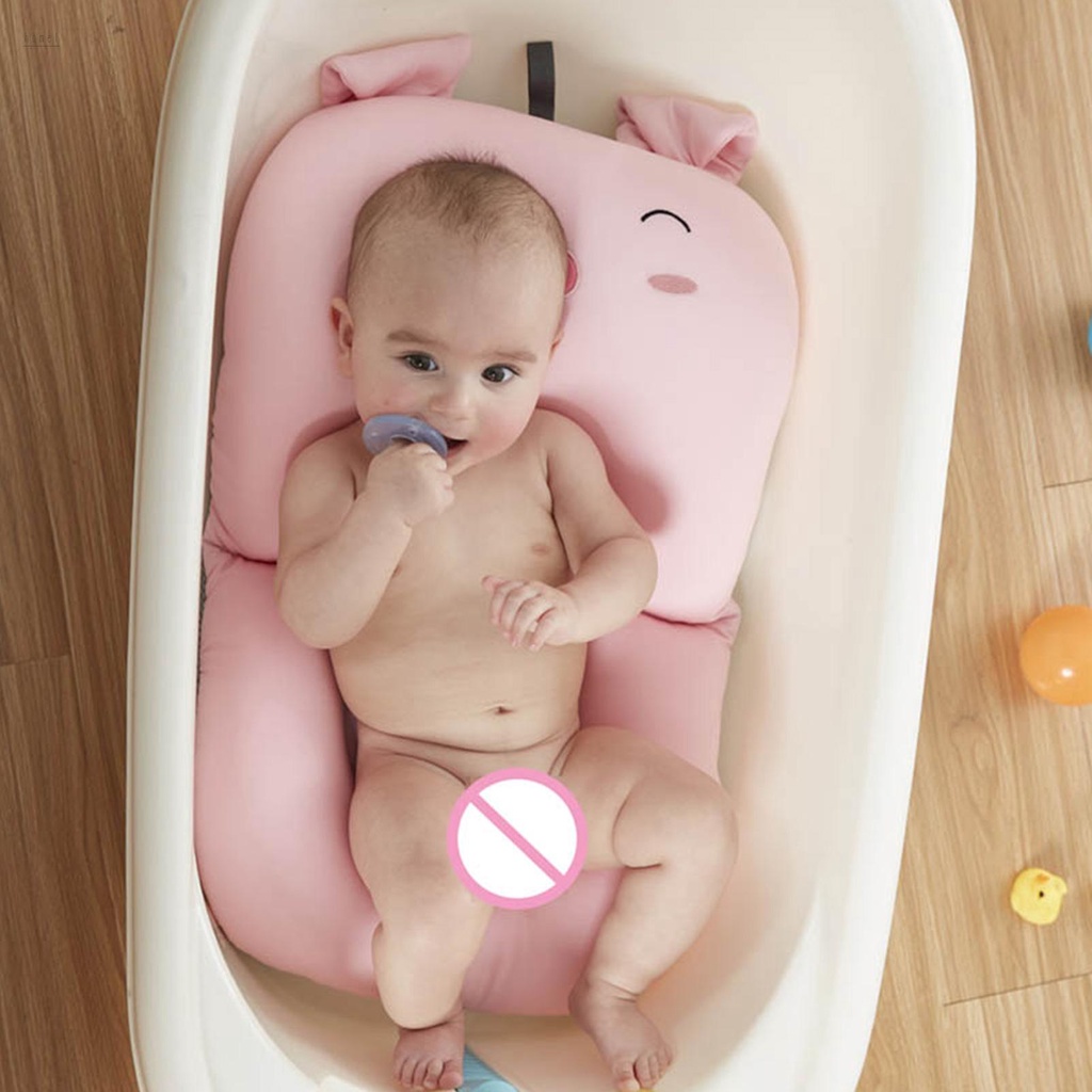 Almohadilla De Bañera Plegable Para Recién Nacidos Diseño Antideslizante Y  Seguro Soporte De Baño Para Bebés
