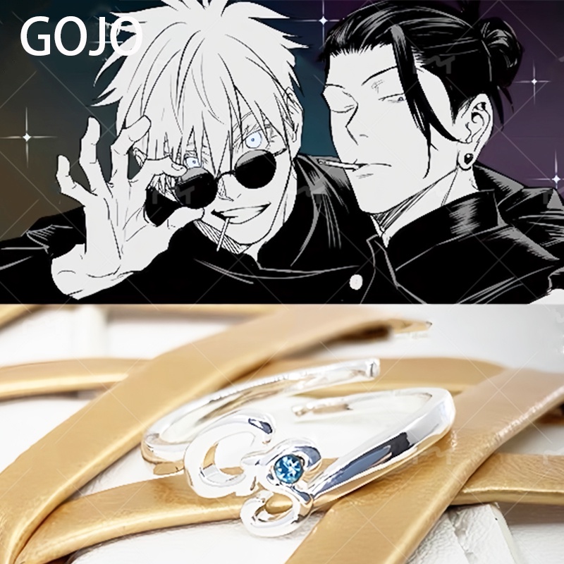 Jujutsu Kaisen Anillos Satoru Gojo Geto Suguru Fushiguro Toji Anillo De  Anime Ajustable Halloween Cosplay Accesorios Regalos