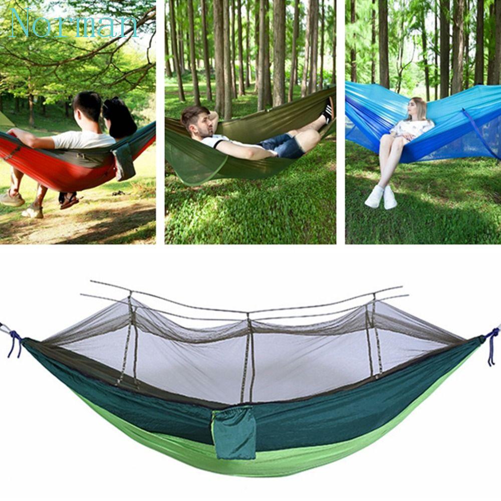 Automático Hamaca Camping Tela Nylon Apertura Rápida Red Anti