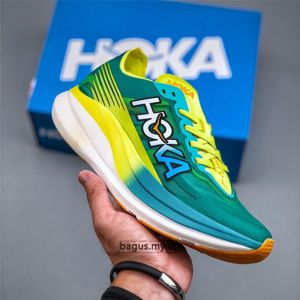 Puntos Hoka uno U cohete X2 de alto rango profesional zapatos corrientes hombres mujeres unisex salvaje carretera Shopee Colombia