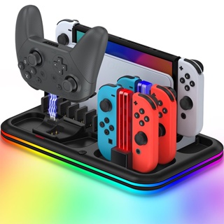 Estación de Carga para JoyCons y Mando Pro Controller Nintendo Switch