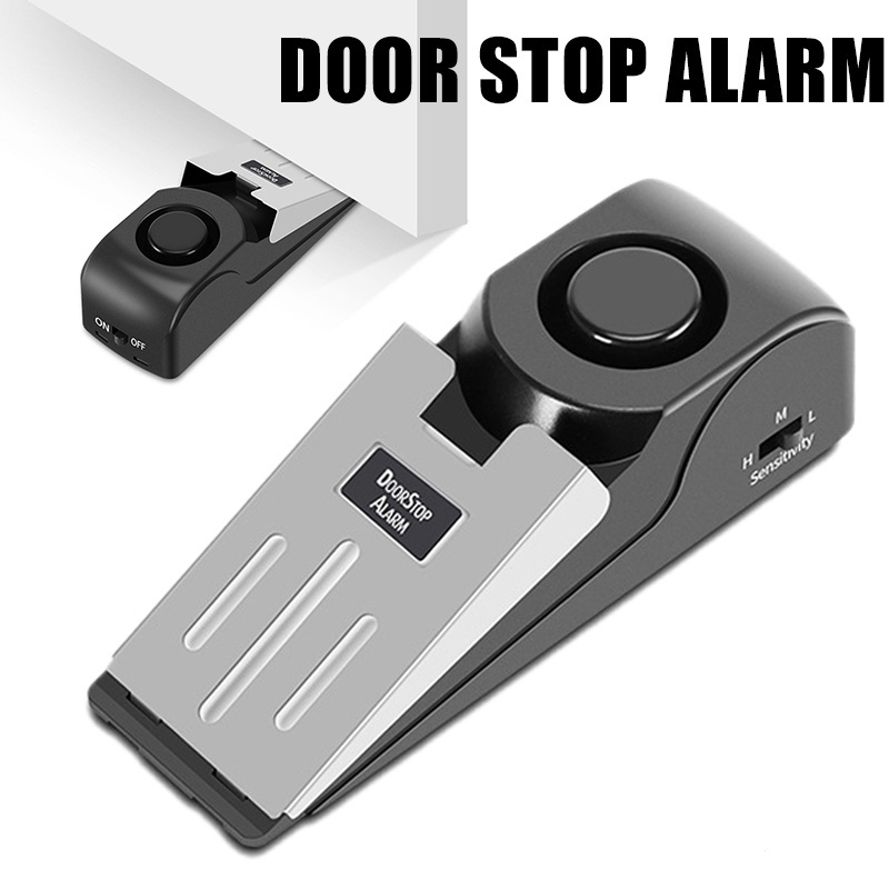 Cuña de puerta con sirena alarma de 100 db