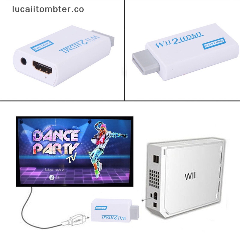 1080p para Wii a Hdmi convertidor Hd 720p 1080p 3,5mm O para Wii 2