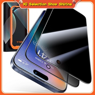 Cristal templado Privacidad Anti Espía iPhone 15 Pro Color Negro