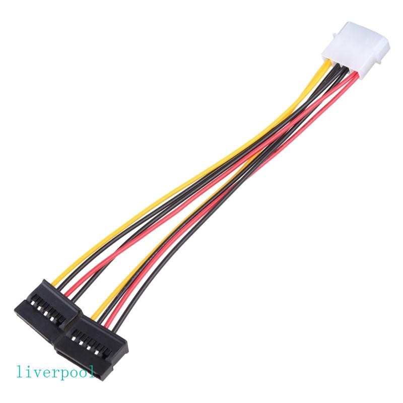 LIVER 4Pin IDE A La Línea De Conversión De Energía ATA 15Pin Disco Duro ...